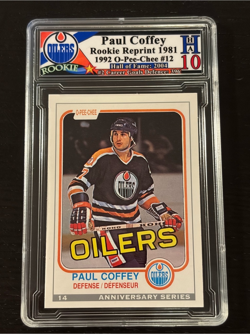 ❤️ NOW $20 ❤️ Paul Coffey 1992 25th Anniversary Edmonton Rookie RC Hockey Card